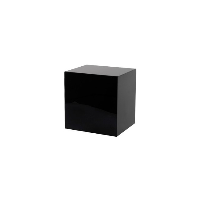 Lampada nera cubo da tavolo 20x20x20 Oakom