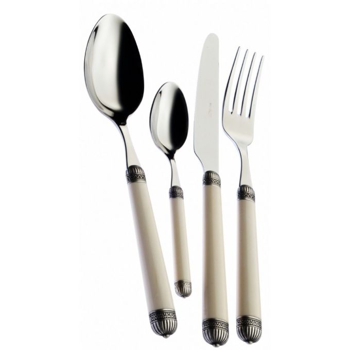 set 24 posate dorico avorio Casa Bugatti