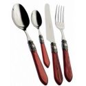 set 24 posate oxford bordeaux ghiera brunita Casa Bugatti