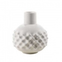 Vaso ceramica alveare opaco bianco h28 oakom