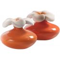 Set 2 diffusori a fiore air design arancione Millefiori