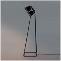 Lampada In Metallo Da Terra Con Dimmer Multilamp Cm.53X51 H.180-Nera Seletti