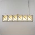 Lampada Metallo Appendibile Multilamp-Line Cm.103X22 H.22-Bianca Seletti