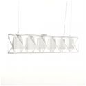 Lampada Metallo Appendibile Multilamp-Line Cm.103X22 H.22-Bianca Seletti