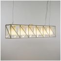 Lampada Metallo Appendibile Multilamp-Line Cm.103X22 H.22-Bianca Seletti