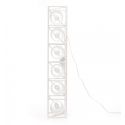 Lampada Metallo Appendibile Multilamp-Line Cm.103X22 H.22-Bianca Seletti