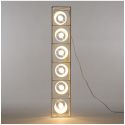 Lampada Metallo Appendibile Multilamp-Line Cm.103X22 H.22-Bianca Seletti