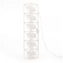 Lampada Metallo Appendibile Multilamp-Line Cm.103X22 H.22-Bianca Seletti