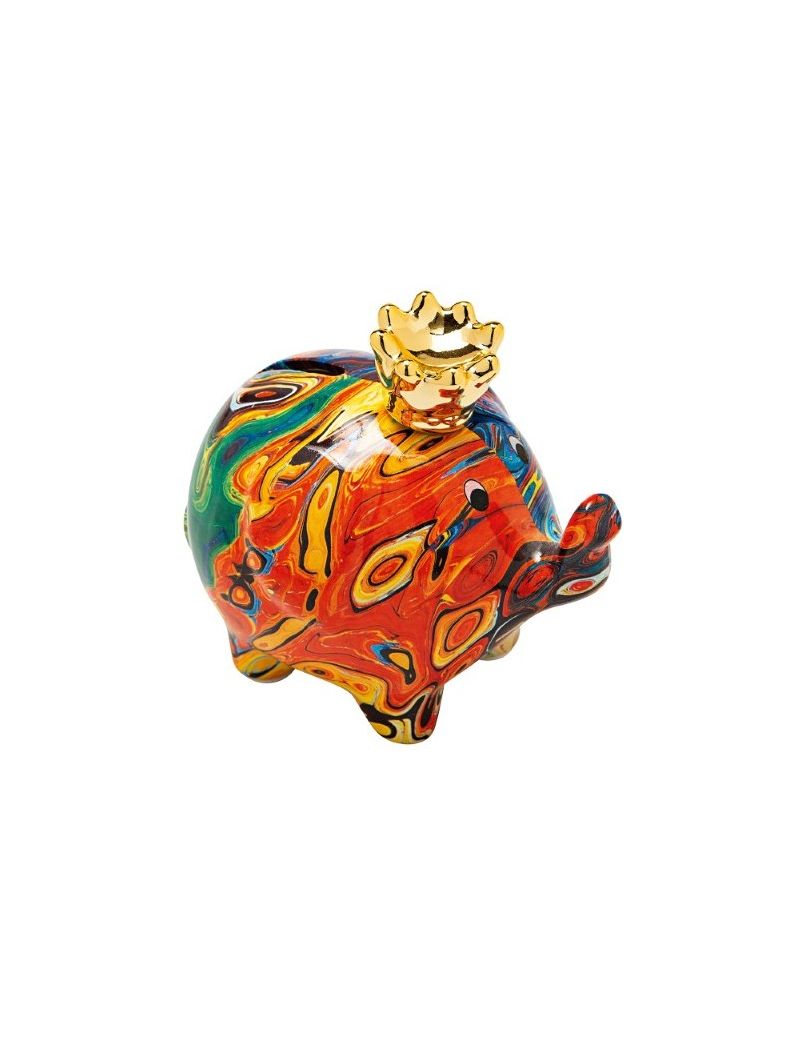 salvadanaio elefante decori assortiti dolomite brandani
