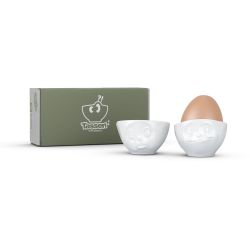 Egg cup set no.2 - oh please & tasty white