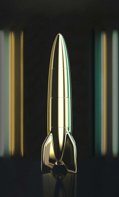 Lampada schneider V-2 Finitura metallica  oro Qeeboo