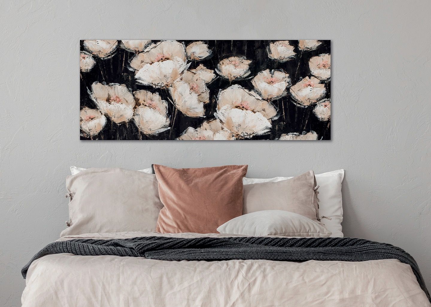 Quadro Fiori nella notte 150cm Agave