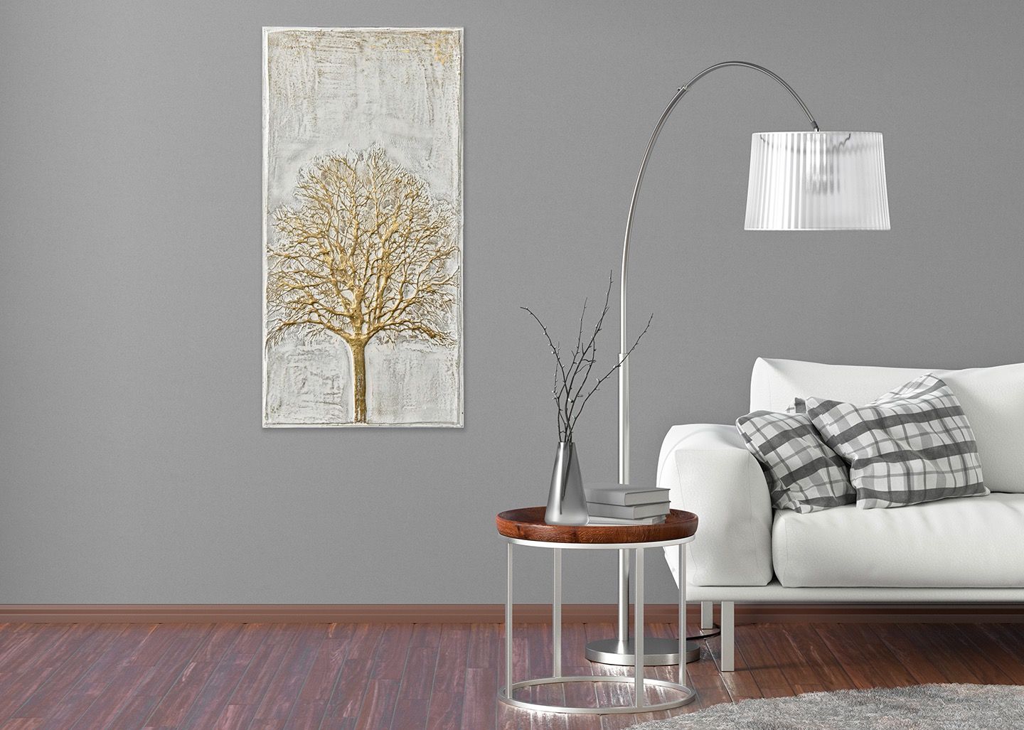 Quadro golden tree 60x120cm Agave