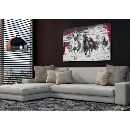 Quadro Wild horses 150cm Agave