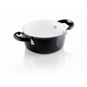 Casseruola 20 2 manici l.ceramica black Bialetti