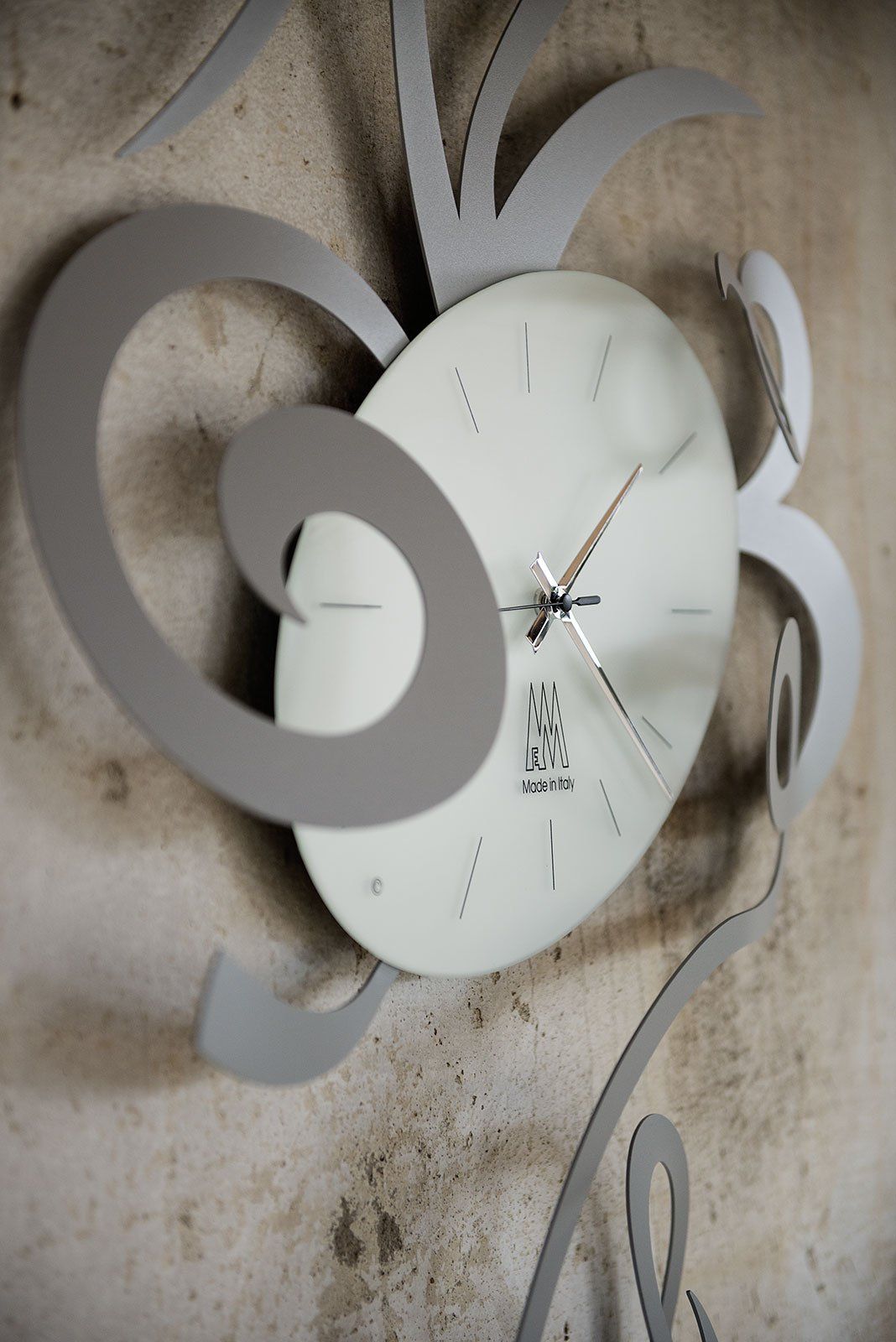 orologio robin parete alluminio Arti e Mestieri