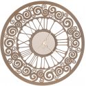 orologio rococo' bronzo