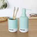 Set Bagno Pantone Verde Polyresin