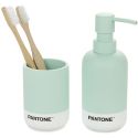 Set Bagno Pantone Verde Polyresin