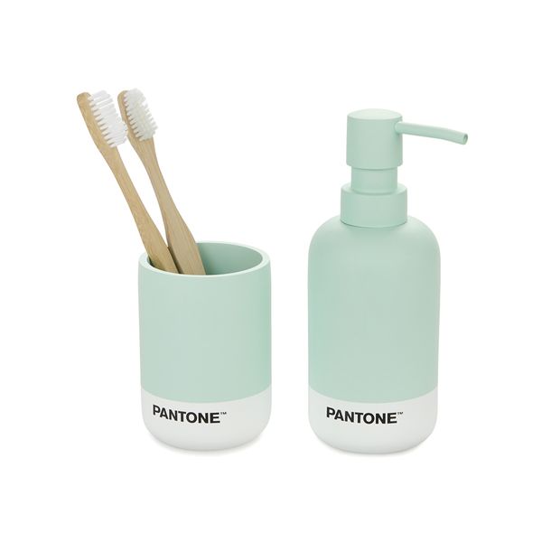 Set Bagno Pantone Verde Polyresin Balvi