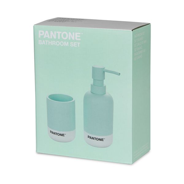 Set Bagno Pantone Verde Polyresin Balvi