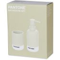 Set Bagno Pantone Grigio Polyresin