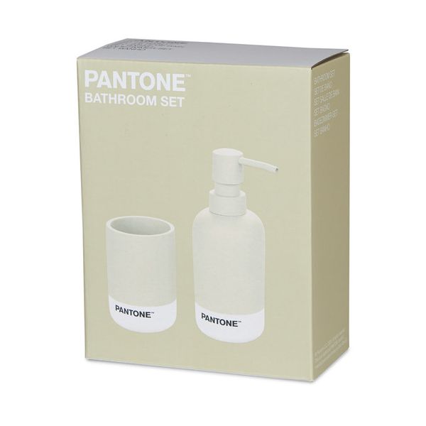 Set Bagno Pantone Grigio Polyresin Balvi