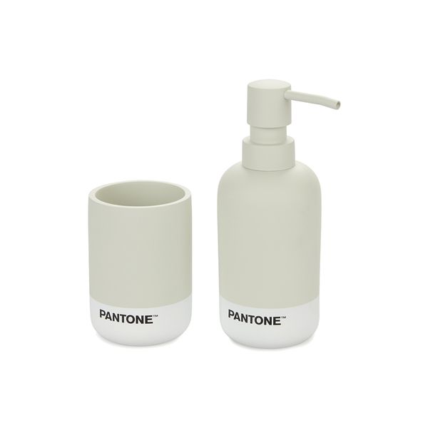 Set Bagno Pantone Grigio Polyresin Balvi