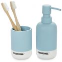 Set Bagno Pantone Azzurro Polyresin