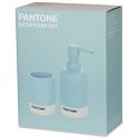 Set Bagno Pantone Azzurro Polyresin