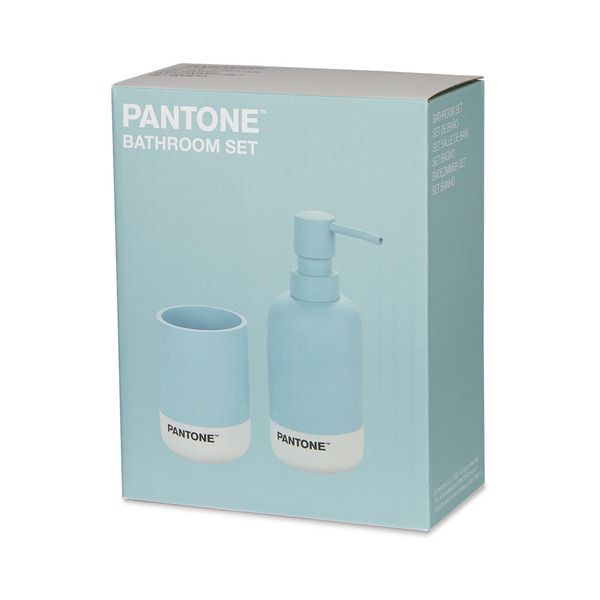 Set Bagno Pantone Azzurro Polyresin Balvi