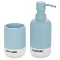 Set Bagno Pantone Azzurro Polyresin