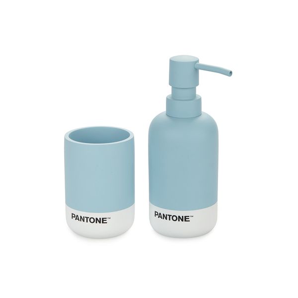 Set Bagno Pantone Azzurro Polyresin Balvi