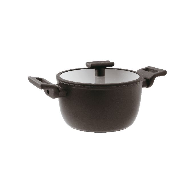 Casseruola Alta 2 M. Cm 20 Con Coperchio Titan Pro Double Induction Alluminio Sambonet