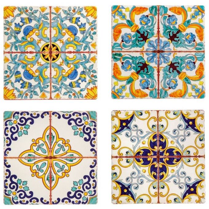 piastrella medicea decori asso rtiti ceramica/sughero brandani