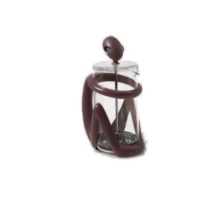 Caffettiera presso filtro marrone scuro alessi