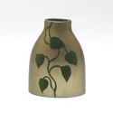 Vaso decoro foglie ceramica