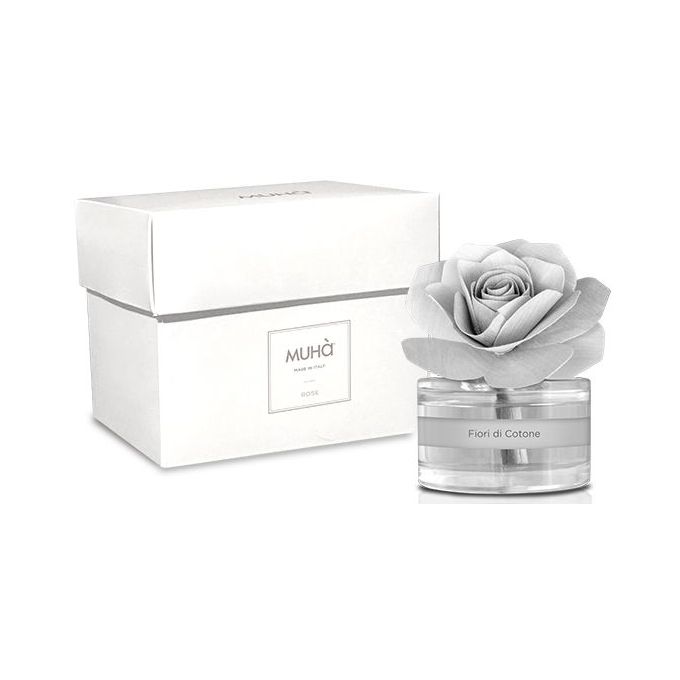 rosa grigia 50ml fiori di cotone muha