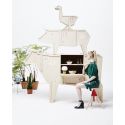 Mobile In Legno Sending Animals -Maiale Bianco Seletti