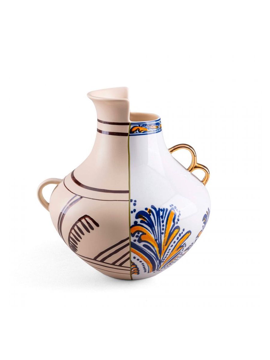 Vaso In Porcellana Hybrid-Nazca Seletti