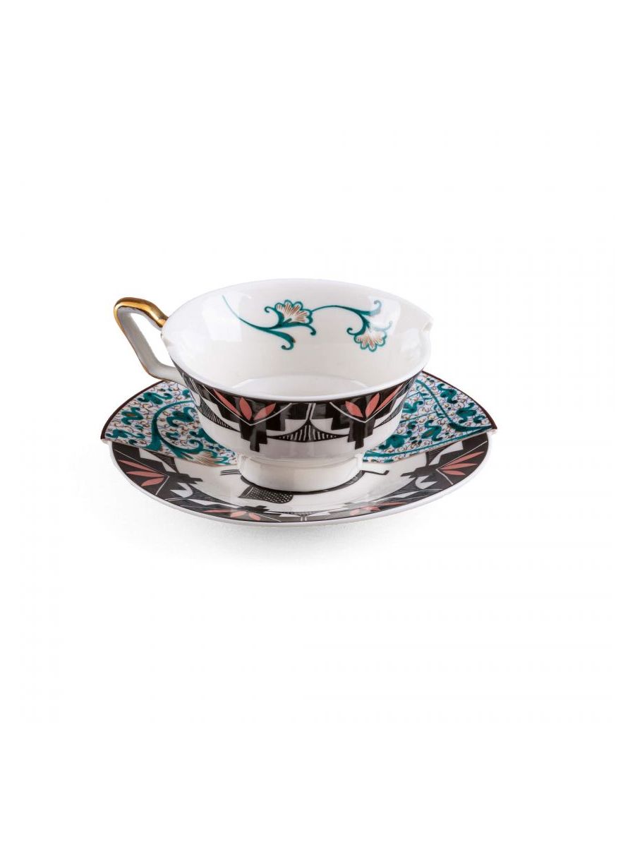 Tazza Da Te Con Piattino In Porcellana Hybrid-Aspero Seletti