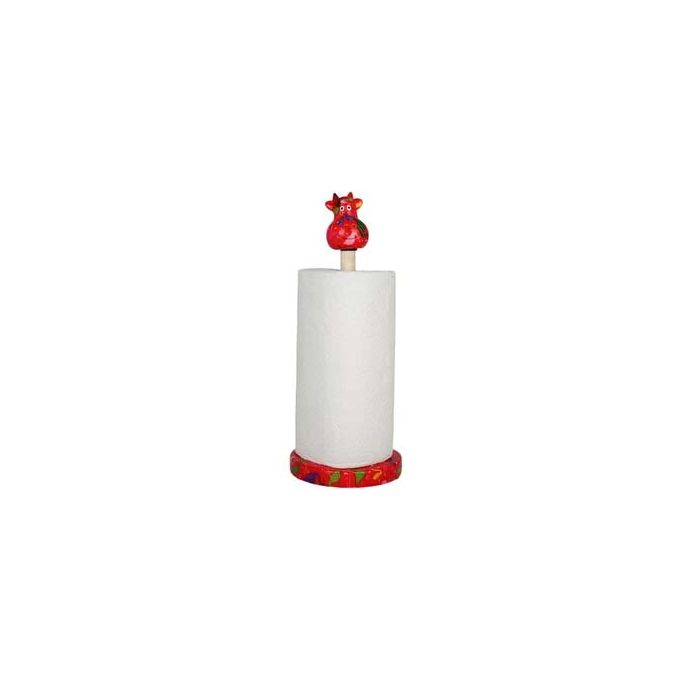 Kitchen Paper Holder Cow - Bella Rosso Pomme Pidou