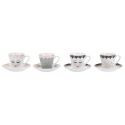 Set Espresso In Pizzo 4 Pezzi Giftbox