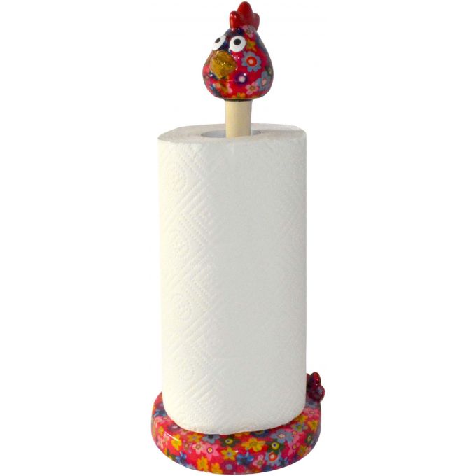 Kitchen Paper Holder Chicken - Matilda Rosso Pomme Pidou