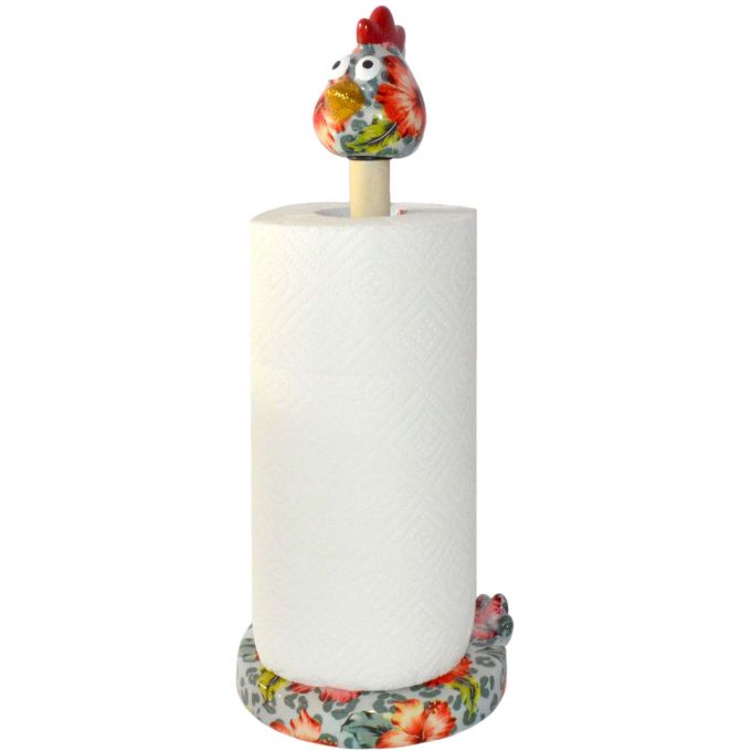 Kitchen Paper Holder Chicken - Matilda Grigio Pomme Pidou