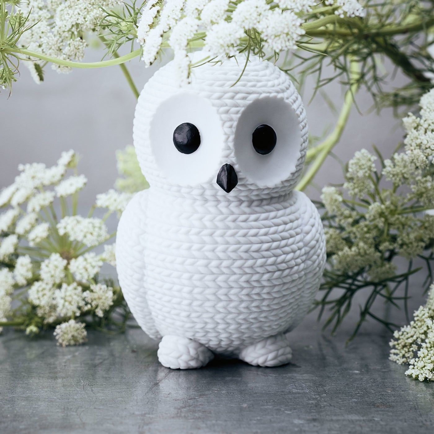 Pets -Owl Snow white Gufo medio Rosenthal