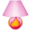 Lampada cuore scolpito fuxia soizick