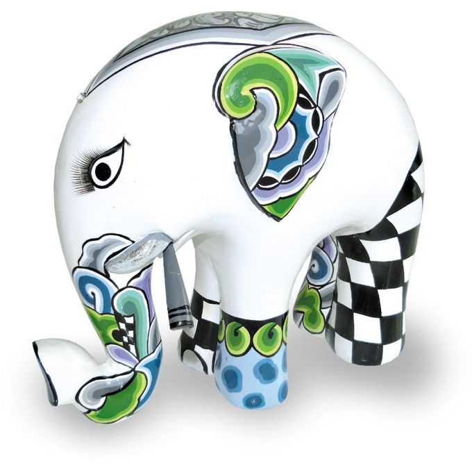 Elefante L  White Tusker  Silver Line Tom's Drag