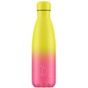 CH-Bottiglia 500 ml - Gradient - Neon Yellow/Pink chilly's