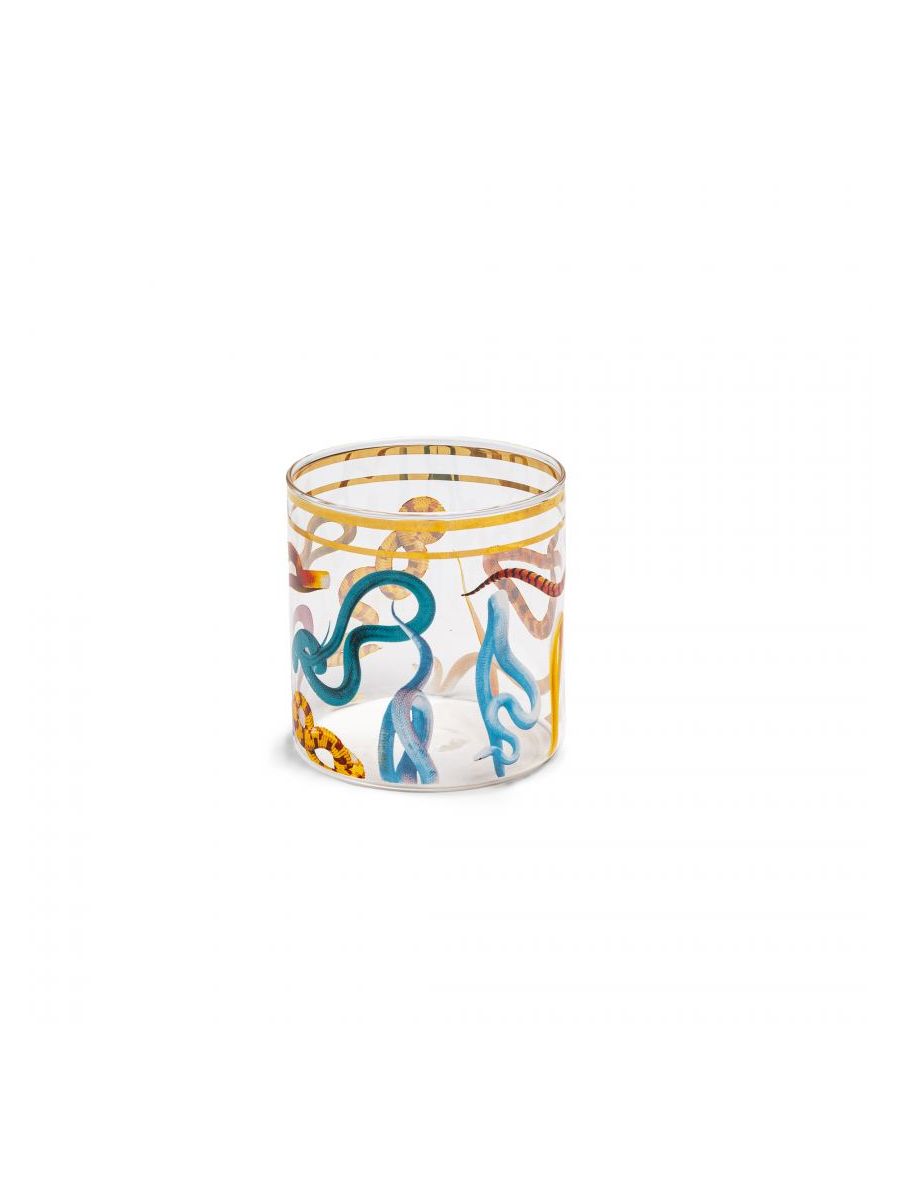 Bicchiere In Vetro Toiletpaper Loves Seletti